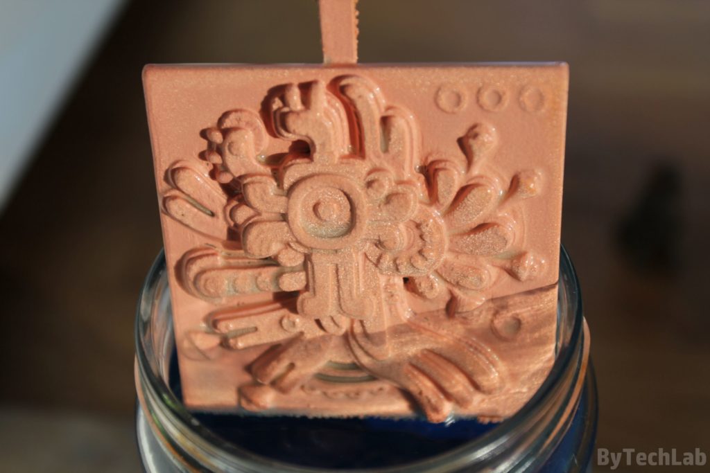 Copper plating 3D prints ByTechLab