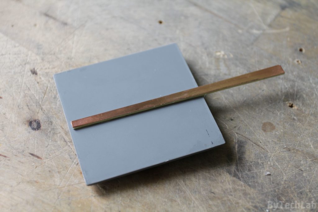 Copper plating 3D prints - Gluing electrode