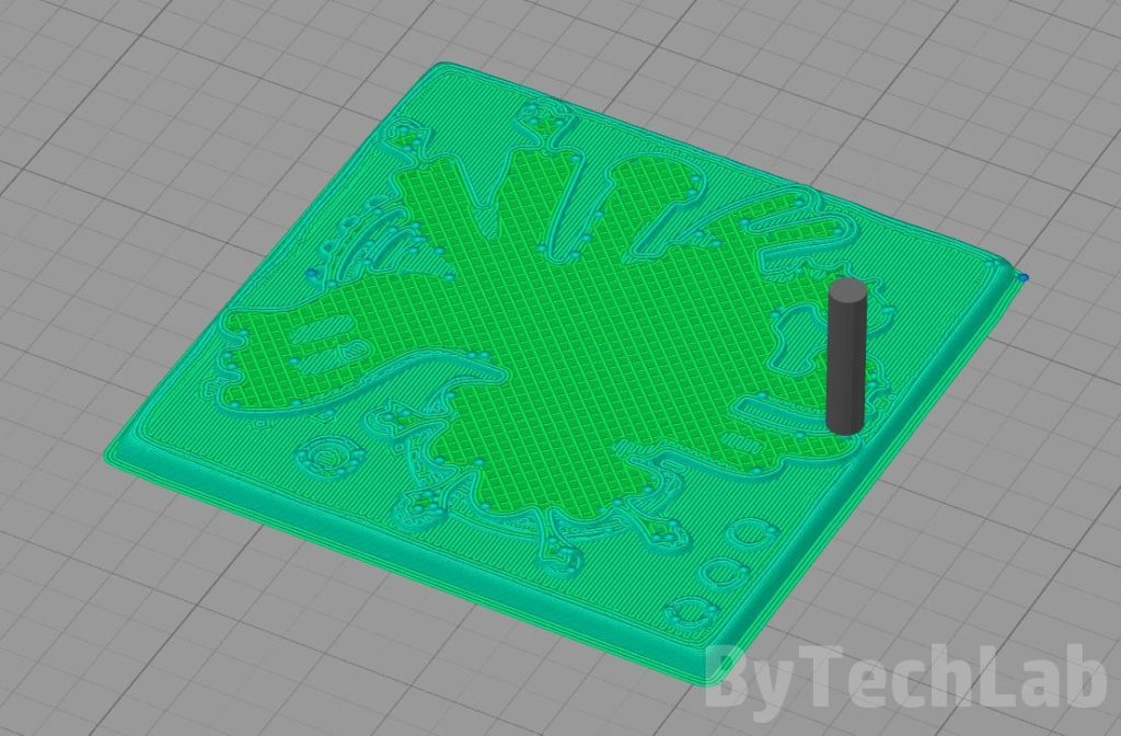 Copper plating 3D prints - Model slicing