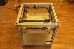RAPTOR XLS 360 3D printer - Bowden setup tests