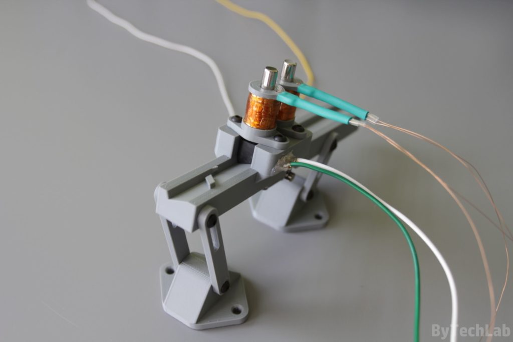 Measurement rail for SMD parts - Front view