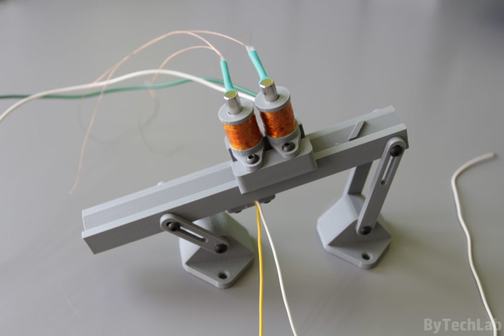 Measurement rail for SMD parts - Rear view