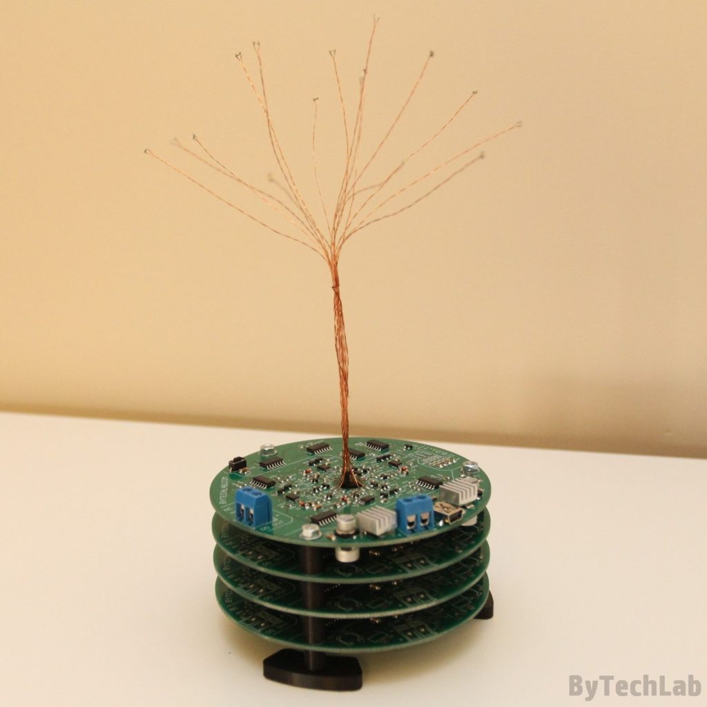 LED Tree - Finished - side view 3