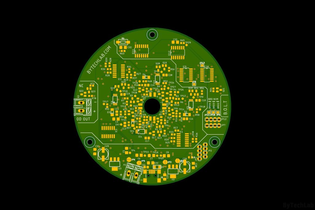 LED Tree - PCB render - top layer