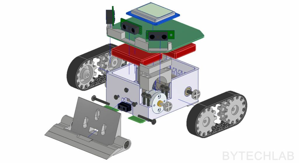 Mini Sumo Robot - Bullet XT - ByTechLab