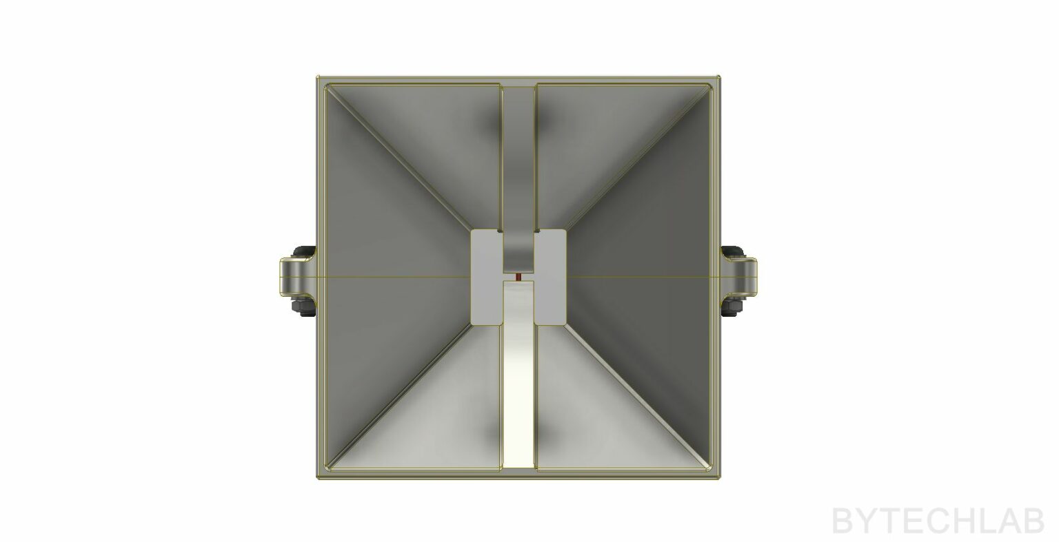 3D Printed Double Ridged Horn Antenna (2-6 GHz) - ByTechLab