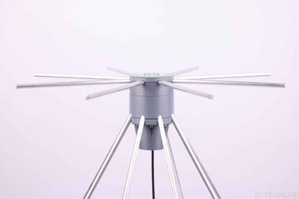 Mostly 3D Printed Discone Antenna - Assembled antenna - 2