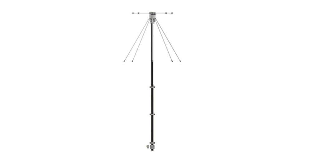 Mostly 3D Printed Discone Antenna - MCAD - Render - 1