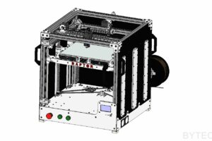 FDM 3D Printer - RAPTOR-360 - MCAD - Render - 2