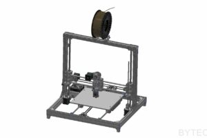 FDM 3D Printer - TREX300 - MCAD render - 3