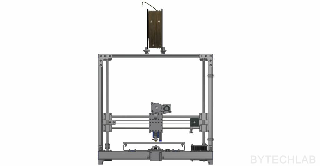 FDM 3D Printer - TREX300 - MCAD render - 6